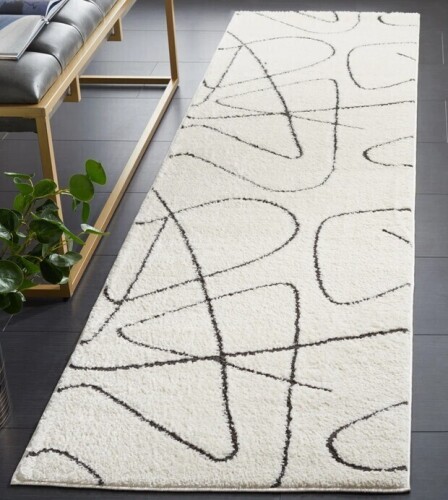 Mercury Row&reg; Goodrow Abstract Indoor Rug, Runner 2'2" x 10' New Floor Model $299