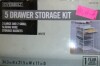 Everbilt 34.76 in. H x 17.13 in. W White Steel 5-Drawer Close Mesh Wire Basket New In Box $199 - 2