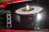 Sunbeam Cove Brown Round Ceramic Tabletop Aluminum Fire Pit Table New in Box $999 - 2