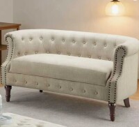 Charlton Home Loveseat Sofa With Nailhead Trim New in Box $699