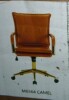 Mercer41 Abba Leather Task Chair with Padded Arms in Camel New in Box $499 - 2