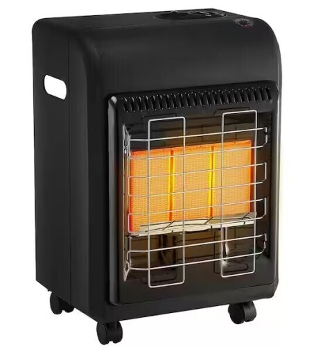 SKYSHALO Propane Heater, 6000 to 18000 BTU Propane Cabinet Heater with 3 Modes Temp Settings Tip-over Protection Indoor/Outdoor $299