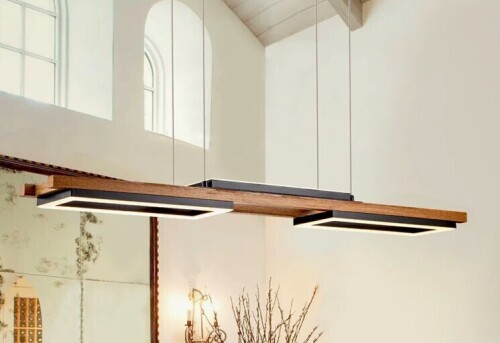 Ivy Bronx Chevee 3 - Light Kitchen Island Modern Linear LED Pendant New In Box $299