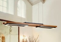 Ivy Bronx Chevee 3 - Light Kitchen Island Modern Linear LED Pendant New In Box $299