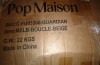 Pop Maison Maison Modern Boucle Upholstered Dining Arm Chair with Metal Legs, New in Box $699 - 2