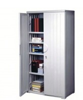 ICEBERG Storage Cabinet: Platinum Granite, Plastic, 72 in Overall Ht, 36 in Overall Wd, 4 Shelves New in Box $799