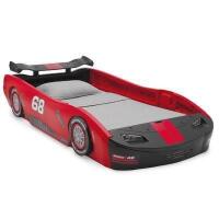 Delta Children Turbo Race Car Twin Bed, Red New in Box $399