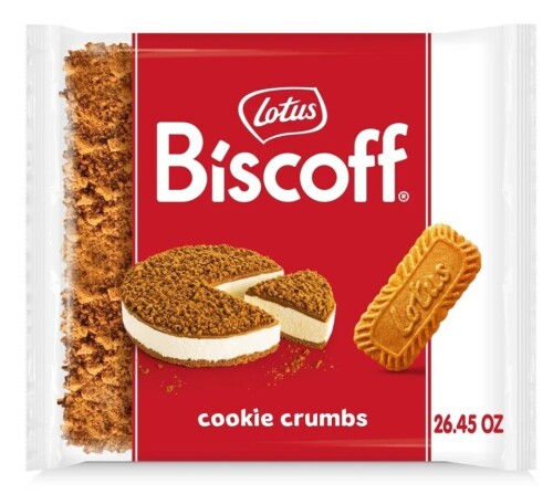 Lotus Biscoff Crumble - Crumbled Caramelized Biscuit Cookies - 26.45 oz New Best by 5/2027