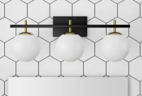 Wade Logan&reg; Tyle 3 - Light Dimmable Vanity Light $199