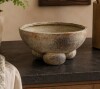Birch Lane 14'' W X 7.5'' D X 2'' H Metal Tray / Joss & Main Cole and Grey Ceramic Dark Gray Large Decorative Bowl with Brown Accents and Three Round Legs New In Box Assorted $199 - 2