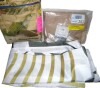 Tommy Bajama 72"x72" Palmiers Shower Curtain Green - Tommy Bahama: Cotton Canvas, Botanical Pattern, Easy Care / Madison Park Ara Ombre Printed Seersucker Single Shower Curtain / Assorted - 3
