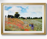 Vault W Artwork "Poppies" by Claude Monet Canvas, 30" H x 44" W x 1.5" D $299