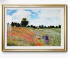 Vault W Artwork "Poppies" by Claude Monet Canvas, 30" H x 44" W x 1.5" D $299