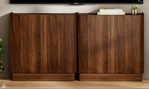 Ebern Designs 31" Sideboard Buffet Cabinet With 2 Adjustable Shelves Storage Credenza Accent Cabinet For Dining Room Living Room Entryway in Walnut New in Box $599