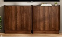 Ebern Designs 31" Sideboard Buffet Cabinet With 2 Adjustable Shelves Storage Credenza Accent Cabinet For Dining Room Living Room Entryway in Walnut New in Box $599