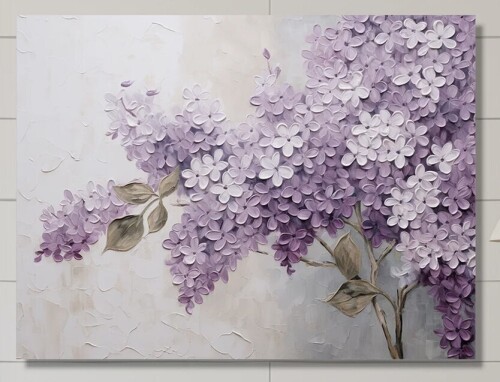 Winston Porter Beautiful Lilac Dreamscape - Lilacs Wall Decor Canvas, 30"H x 40"W $199