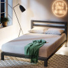 Zinus Arnav Metal Platform Bed Frame with Headboard/Wood Slat Support/No Box Spring Needed/Easy Assembly, Twin New Open Box $199
