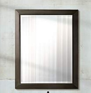 Winston Porter Wood Framed Wall Mirror, 24" x 36" Simiar to Picture New In Box $199
