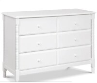 Davinci Jenny Lind Spindle 6-Drawer Dresser in White New in Box $599