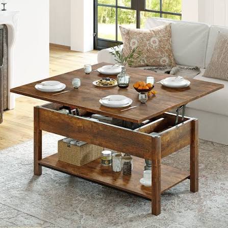 Gracie Oaks Torron Lift Top Coffee Table with Storage New in Box $599