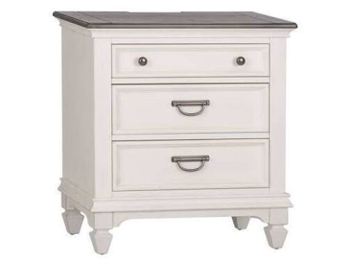 Liberty Furniture Allyson Park Nightstand with Charging Station New in Box $699