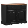 Sunset Trading Sunset Selections Black Cherry Buffet, Antique Distressed New In Box $1499
