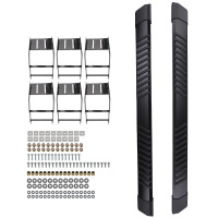 Climwa Running Boards Compatible with 2017-2026 Ford F250 F350 Super Cab | F450 F550 6 Inch Side Steps, Heavy Duty Carbon Steel Black Nerf Bars, Anti-Slip Step Bars Rock Sliders Pad Design New Open Box $299