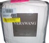 Vera Wang Queen Size 3-Piece Solid Textured Pleats White Duvet Cover Set New $299 - 2