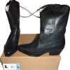 Steve Madden Pair of Ladies Western Boot - Black Leather - New In Box Size 9 $159.99 - 2