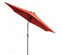 Living Accents 9 ft. Tiltable Orange Market Umbrella New In Box $299