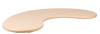 Flash Furniture 35"W x 65"L Half-Moon Natural Plastic Activity Table Top New In Box $399