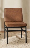 Latitude Run Montvale Dining Chair in Pecan Brown New in Box $399
