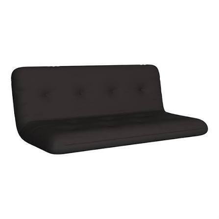 Furniture of America Brocko Contemporary Fabric 6-inch Futon Mattress in Black New in Box $399