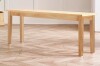 East Urban Home Alcazar Solid Wood Dining Bench - Traditional Rustic Farmhouse Kitchen Style New In Box $399