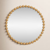 Madison Park Signature Marlowe Beaded Round Wall Mirror, 36" Round, New In Box $399
