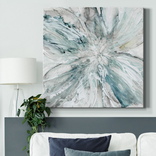 Lark Manor "Soft Blossom Burst" Canvas, 32" H x 32" W x 1" D New In Box $299
