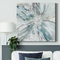 Lark Manor "Soft Blossom Burst" Canvas, 32" H x 32" W x 1" D New In Box $299