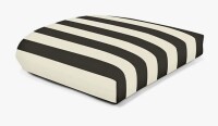 Wildon Home&reg; Casual Cushion Wicker Outdoor Chair Cushion, Striped Sunbrella Fade-Resistant for Wicker Dining Chairs & Sunroom Seats, 19.5"W x 19.5"D, 2.5" thick, Reversible, Maxim Classic New $99