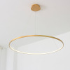 Orren Ellis Eliades 39.4 inch Large LED Simple Circle Round Pendant Light Remote Dimming New In Box $1099