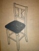 Taylor & Logan Bakersville Solid Wood Counter Stool in White Wash New in Box $499 - 2