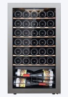 Ca'Lefort 18.9-in W 32-Bottles Stainless Steel Freestanding/Undercounter Indoor Wine Cooler with Glass Door $599
