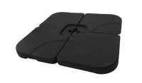 Westin Outdoor 4-Piece Universal Standard Cross Base Umbrella Weights for Cantilever Patio Umbrella, Black New In Box $199