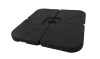 Westin Outdoor 4-Piece Universal Standard Cross Base Umbrella Weights for Cantilever Patio Umbrella, Black New In Box $199