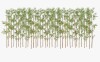 Primrue Adcock 6ft Artificial Bamboo Tree, 36 Pack Privacy Fence Decor - Real Bamboo Pole with UV Resistant Leaves New In Box $299