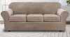 Mercer41 Modern Soft Velvet Plush 4 Piece High Stretch Sofa Slipcover Furniture Protector Luxury Thick Velvet Sofa Cover for 3 Cushion Couch Machine Washable $99