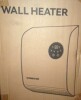 VAGKRI ElectricWall Heater, 2S 1500W Fast Heating Space Heater, Energy Efficient Heater Panel Wall With 3 Fan Speeds, Thermostat, Remote, UL Certified, 12H Timer, Silver, 13.7''(VA-WH01 Wall Heater) New In Box $299 - 2