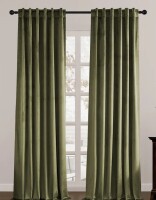 Mercer41 Aikens Blackout Rod Pocket and Back Tab Curtain Panel (Pair), 52" W x 96" L New $89