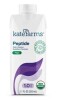 Kate Farms Adult Peptide 1.0 Sole-Source Nutrition Formula, Plain Flavor, Organic Enzymatically Hydrolyzed Plant-Based Protein Drink, Made Without Gluten, Soy, Dairy, or Corn, 11 FL oz, New Best by 5/2027