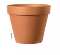 Deroma 5.9" / 4.3" Blush Clay Standard Planter New Assorted