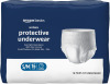 Amazon Basics Unisex Protective Underwear, Overnight Absorbency, Small/Medium, 16 Count New